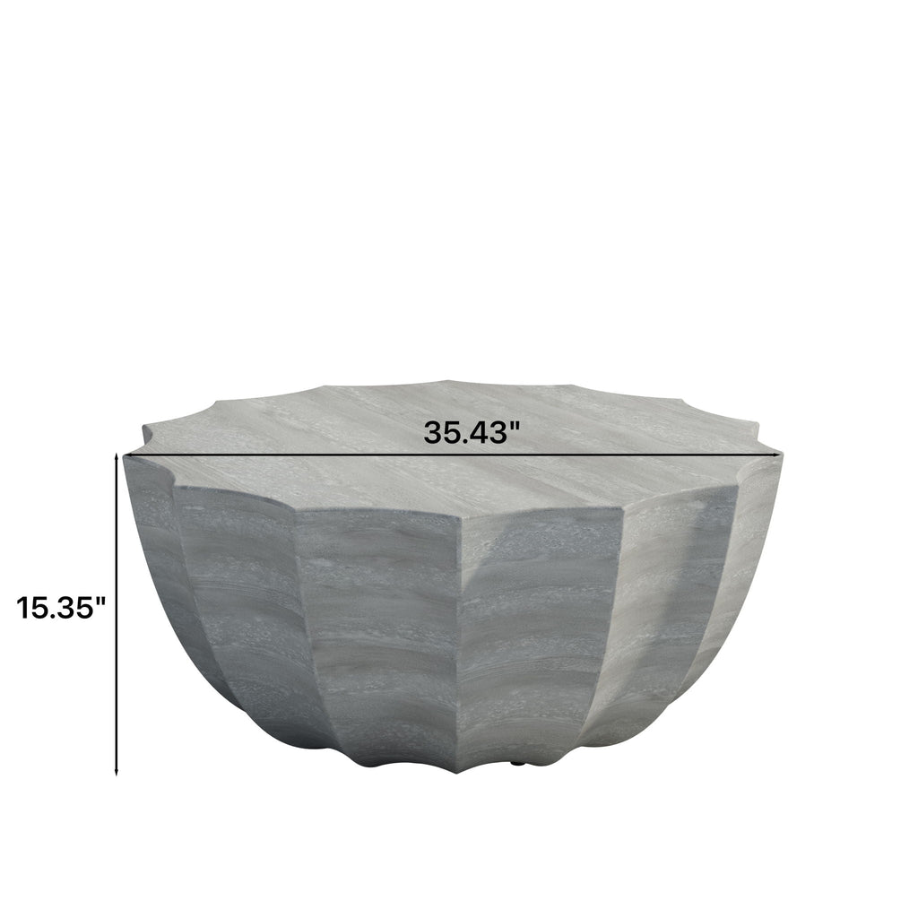 Modern Round Coffee Table For Indoor / Outdoor