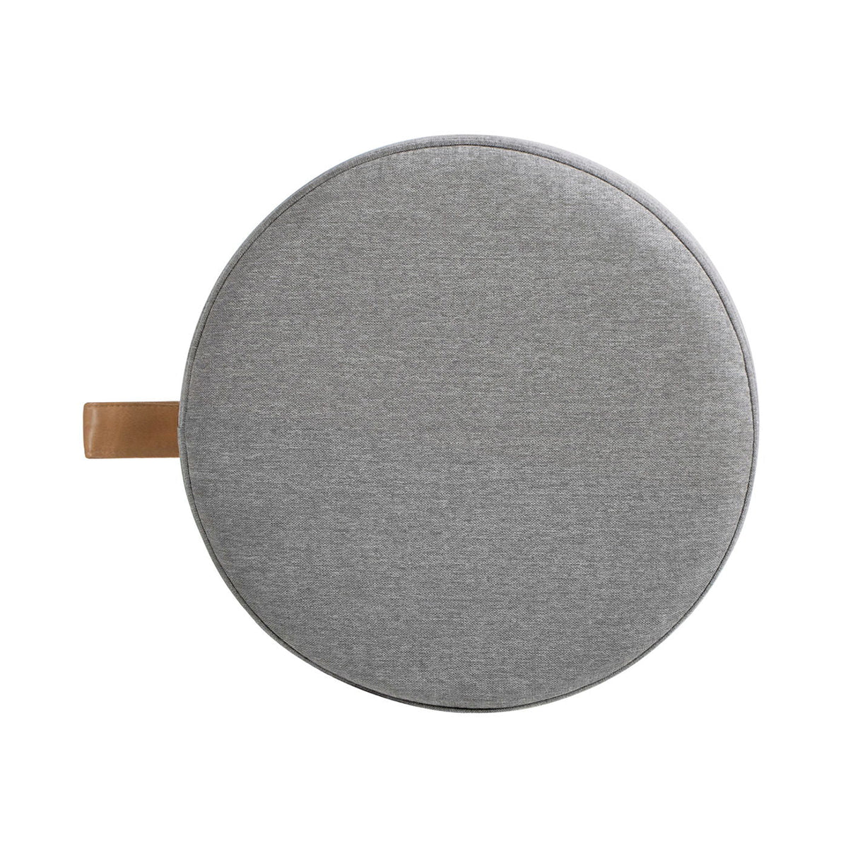 Brandy - Round Upholstered Storage Ottoman With Accent