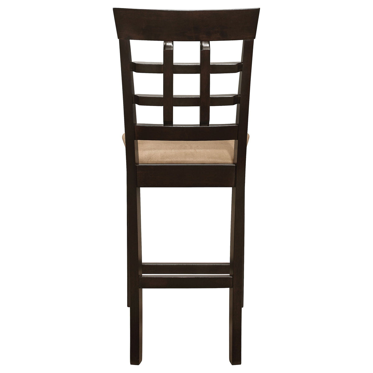 Upholstered Counter Height Stools (Set of 2) - Brown / Beige