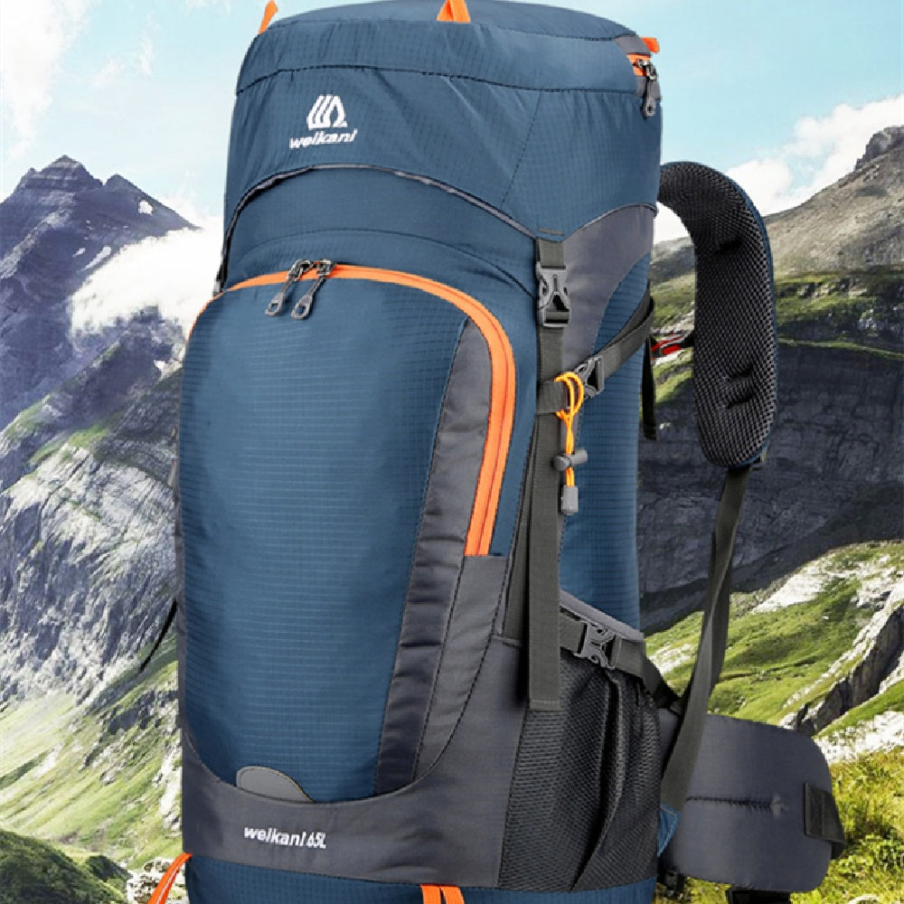 Mountaineering Nylon Hiking Camping Backpack Men
