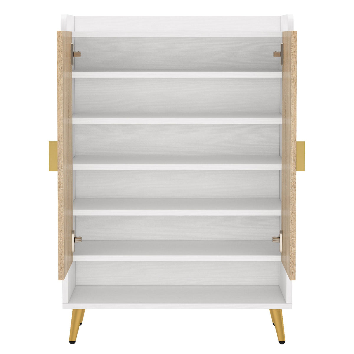Shoe Cabinet With Doors, 7 Tier Storage Organizer