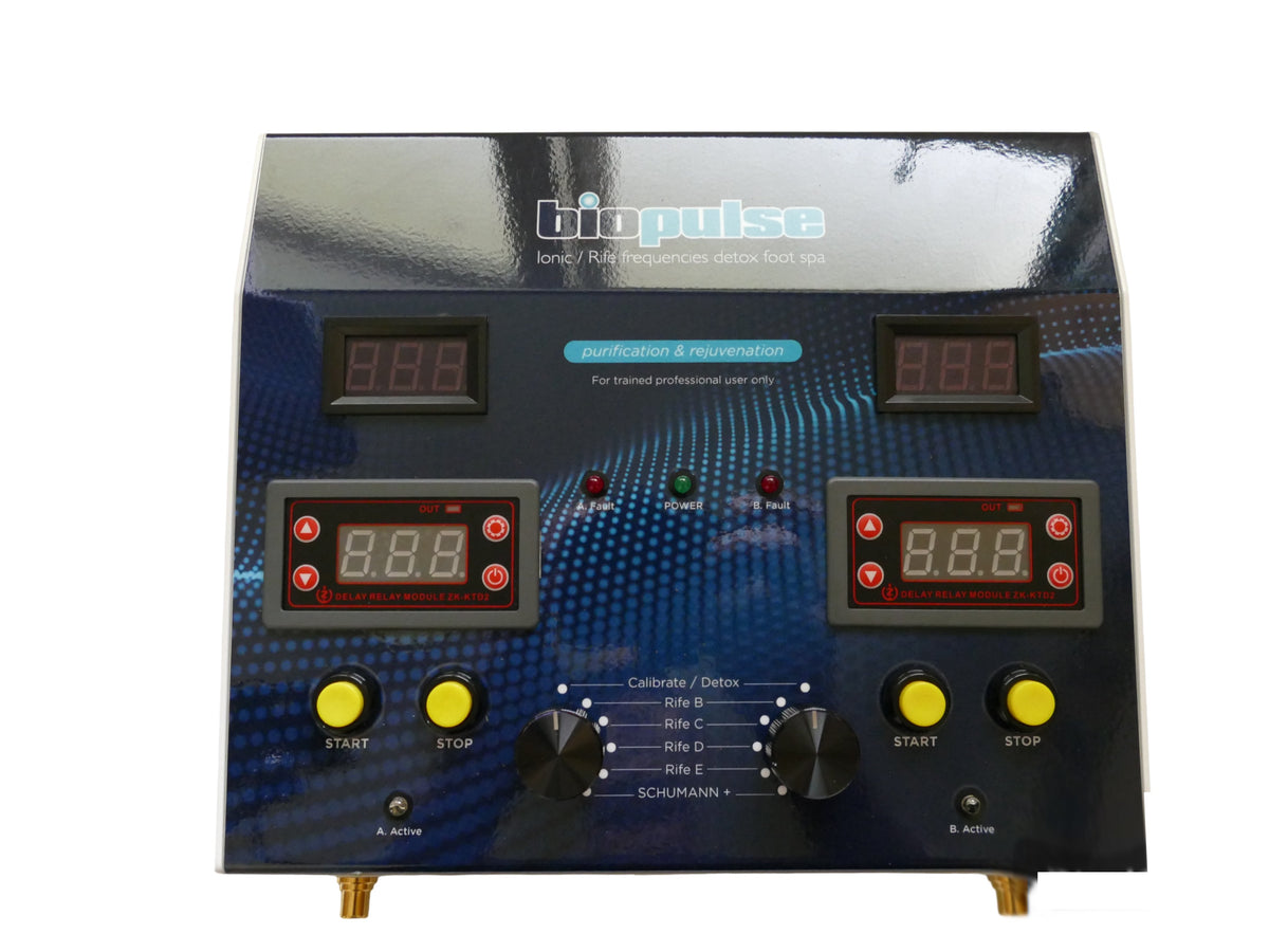 BioPulse DOUBLE 2 Person Ionic Detox Foot Spa with frequencies