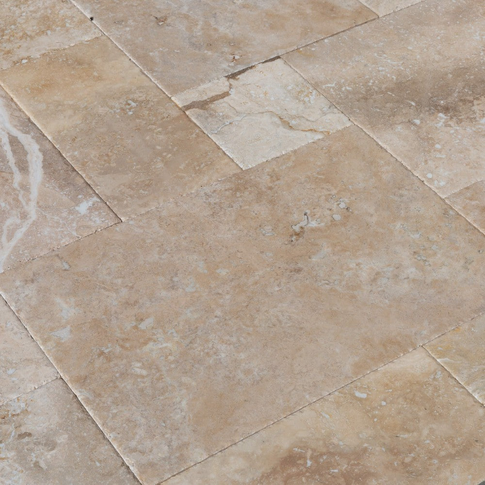 Mina Rustic Antique Pattern Brushed, Chiseled, and Partially Filled - Full Truckload