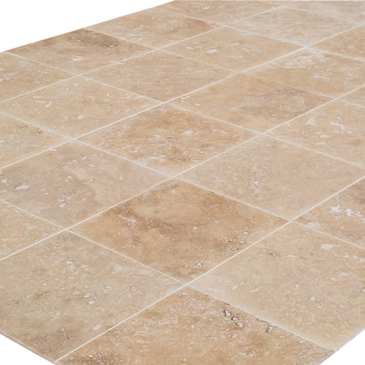 Mixed Beige Commercial Travertine Honed Floor and Wall Tile - Livfloors Collection