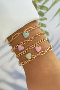Heart Charm Bracelet