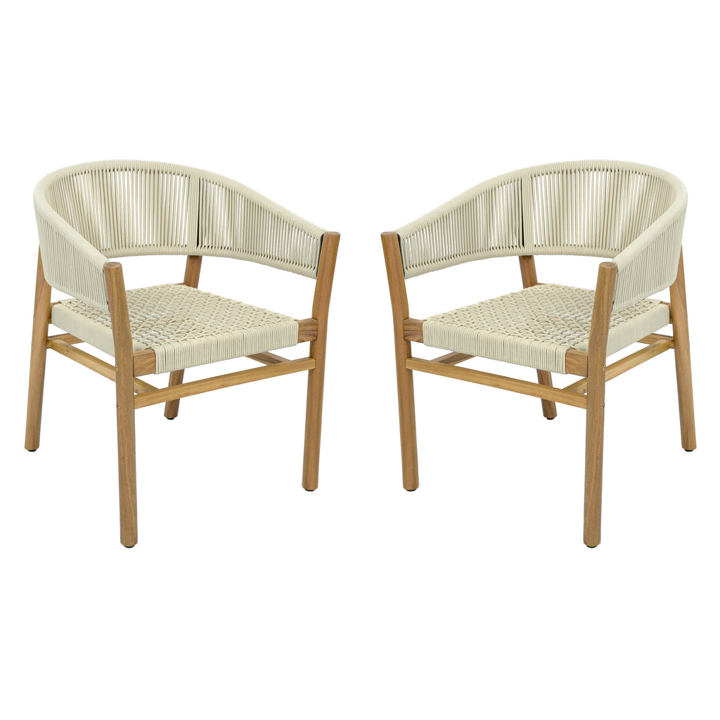 Outdoor Accent Chair Set - 2 Person Seating Group