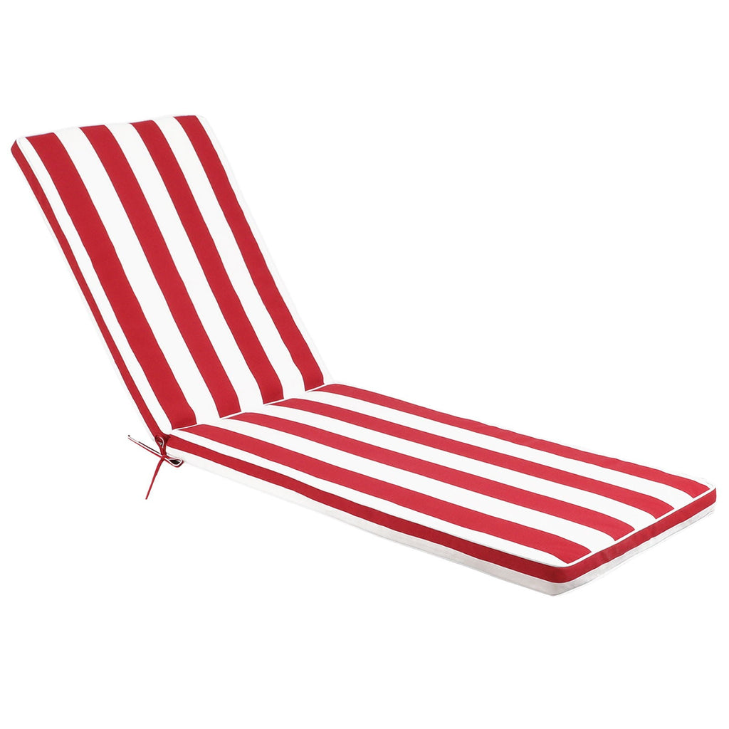 2 Pieces Set Outdoor Lounge Chair Cushion Replacement Patio Furniture Seat
