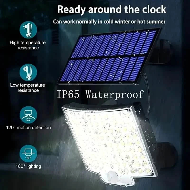 106 LED Security Lamp Dusk To Dawn 270° Wide Angle Outdoor Lighting