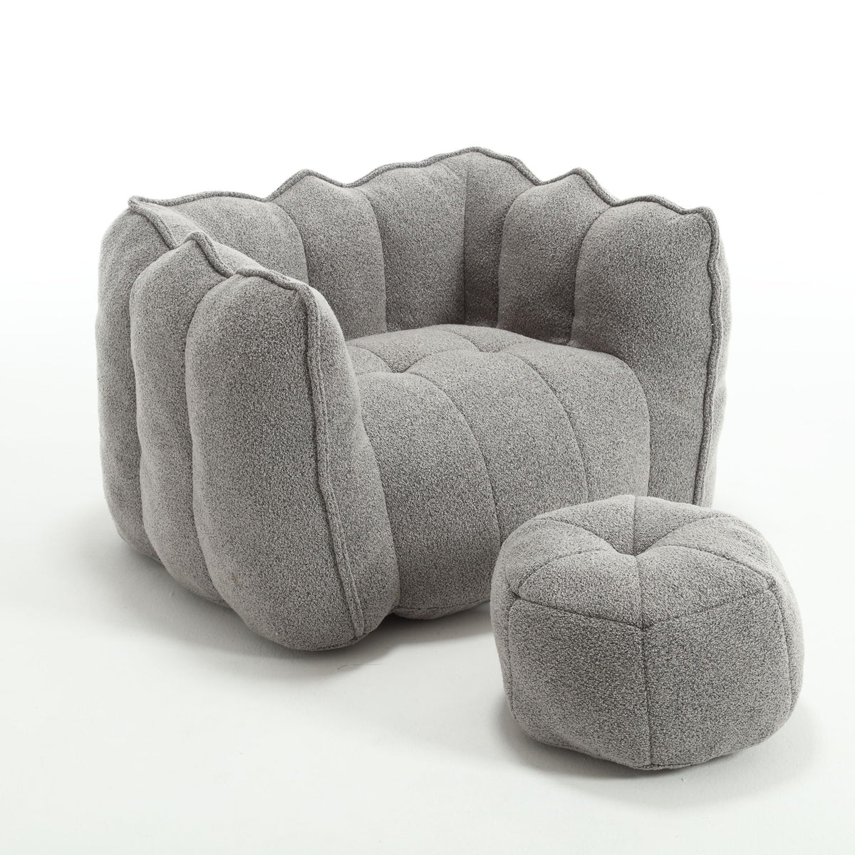 Soft Bean Bag Chair With High Resilient Foam