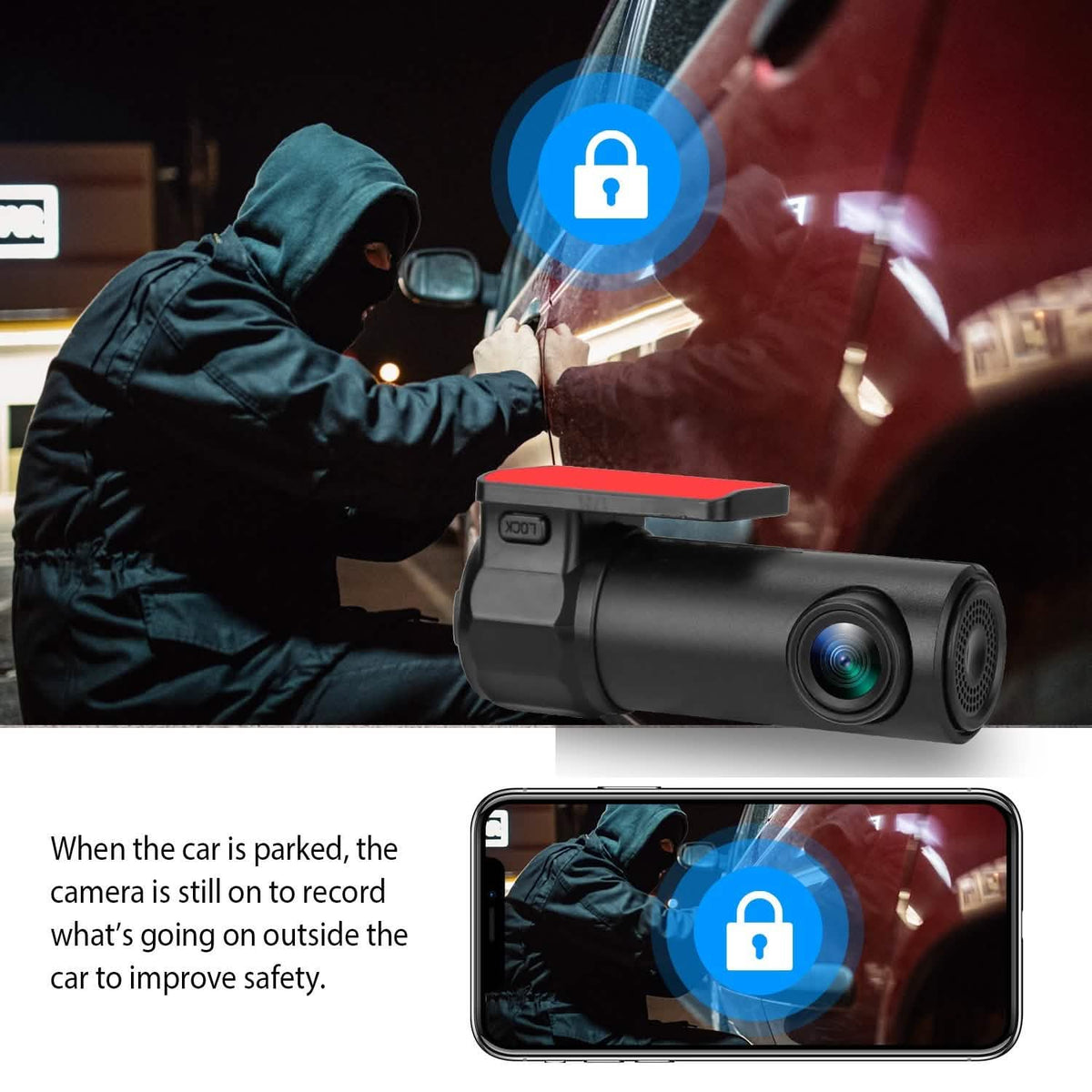 1080P Dash Cam Car Camera Recorder