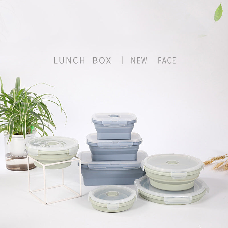 Silicone Food Storage Bowl Set – Microwave Safe Lunch Containers