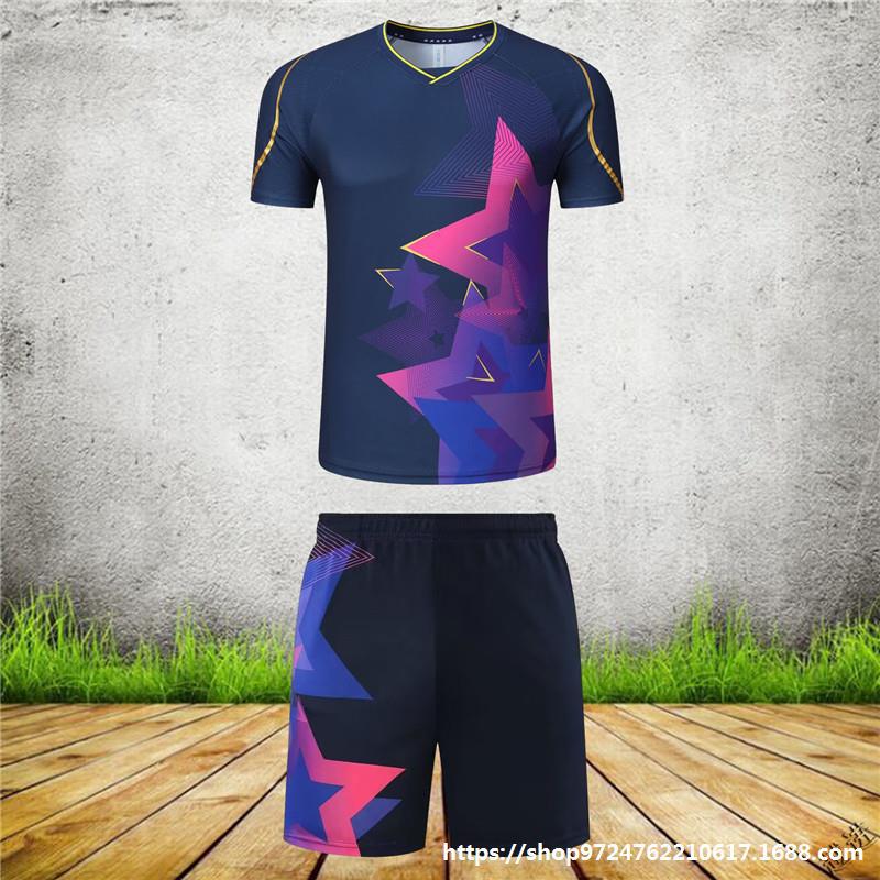 Badminton Clothes Outfit Volleyball Jacket Table Tennis Competition Short-sleeved Sportswear