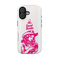 Cowgirl Reading Books Phone Case | Magnetic Impact-Resistant Case