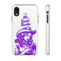 Hot Girls Read Books Phone Case | Cowgirl Reading Design