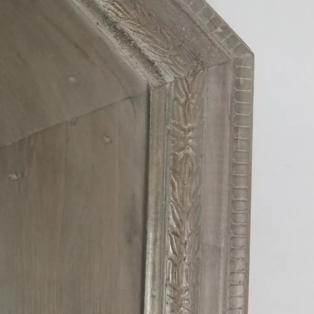 Rustic Recycled Pine Octagonal Wall Mirror in Natural Finish