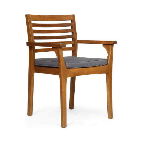7 Pieces Acacia Wood Outdoor Dining Set