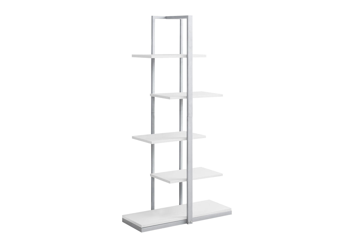 Bookshelf, Bookcase, Etagere, 5 Tier for Office, Contemporary & Modern