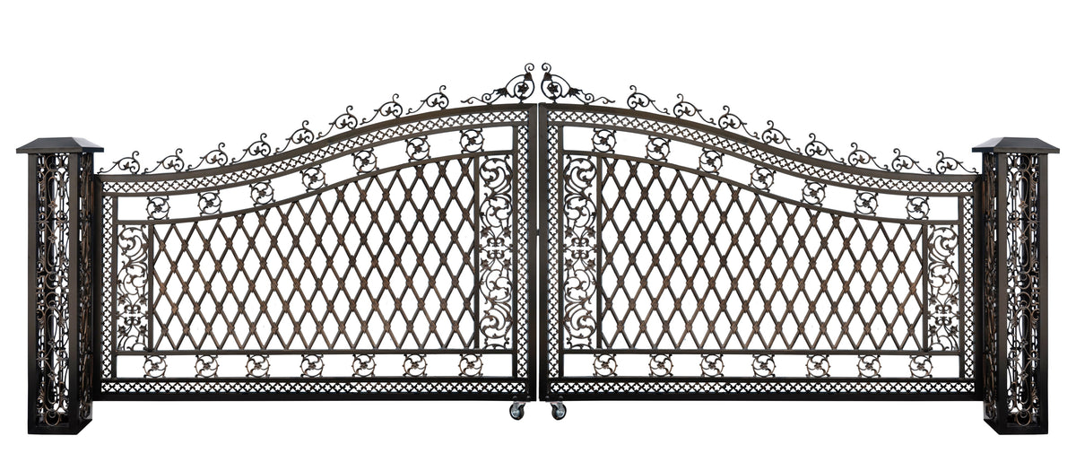 Bridgeton Moore Aluminum Wide Driveway Gate (KIT)