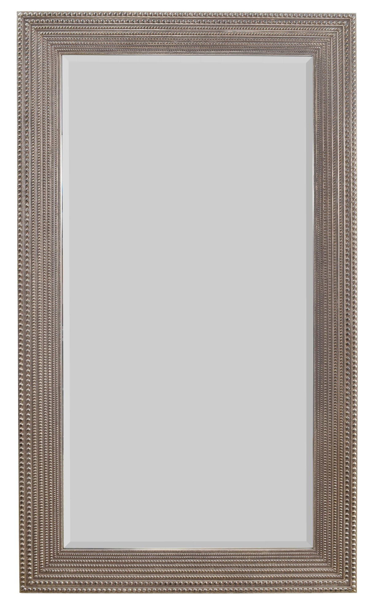 Beaded Mirror Silver