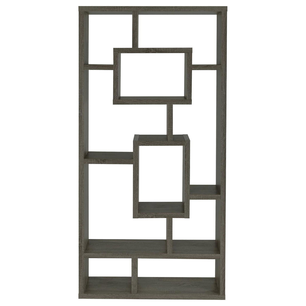 10 Shelf Open Back Bookcase