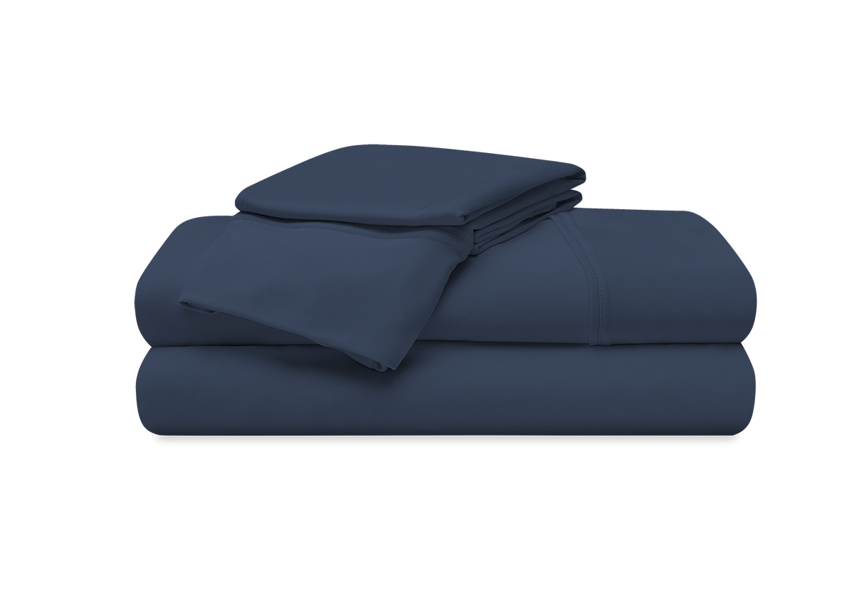 Bedgear Vertex Split Cal King Sheet Set, Navy