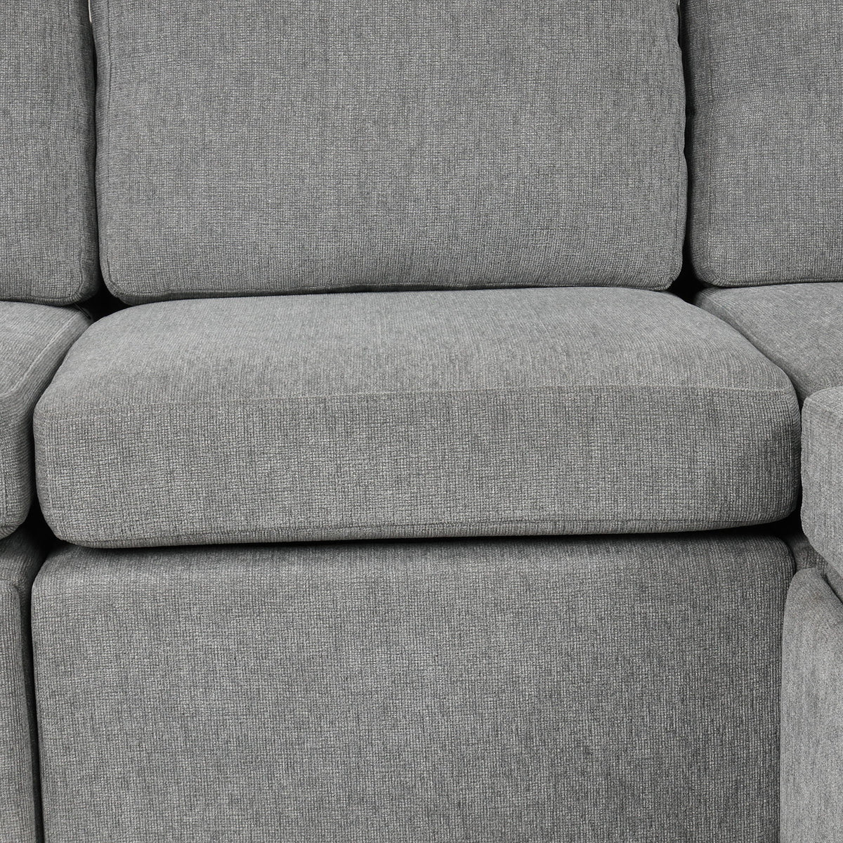 Convertible U-Shaped Sectional Sofa With Pull-Out Bed