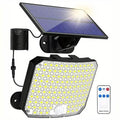 118 LED Solar Motion Sensor Flood Lights with Remote Control