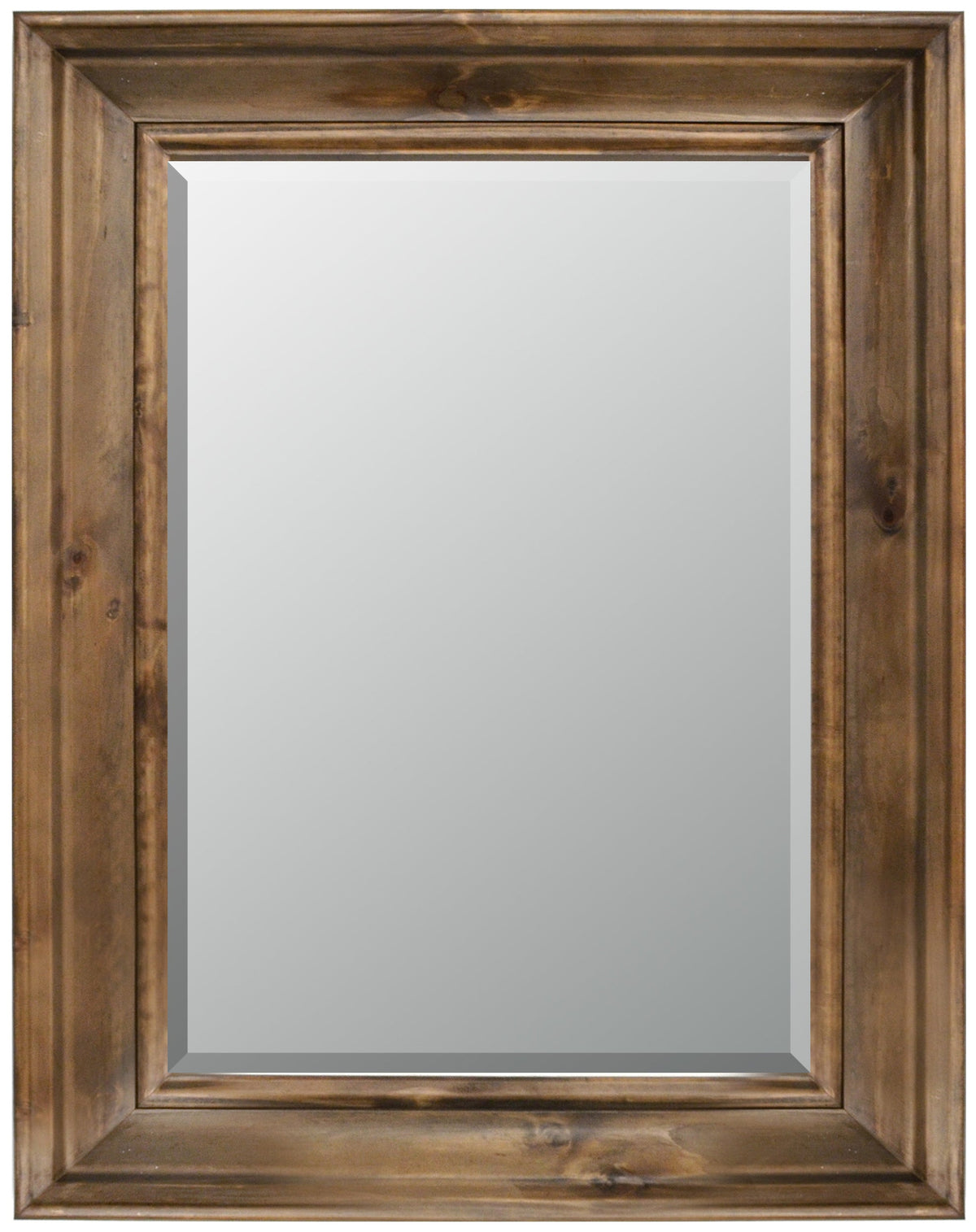 American Woodland Mirror 24x36 Wood Tone
