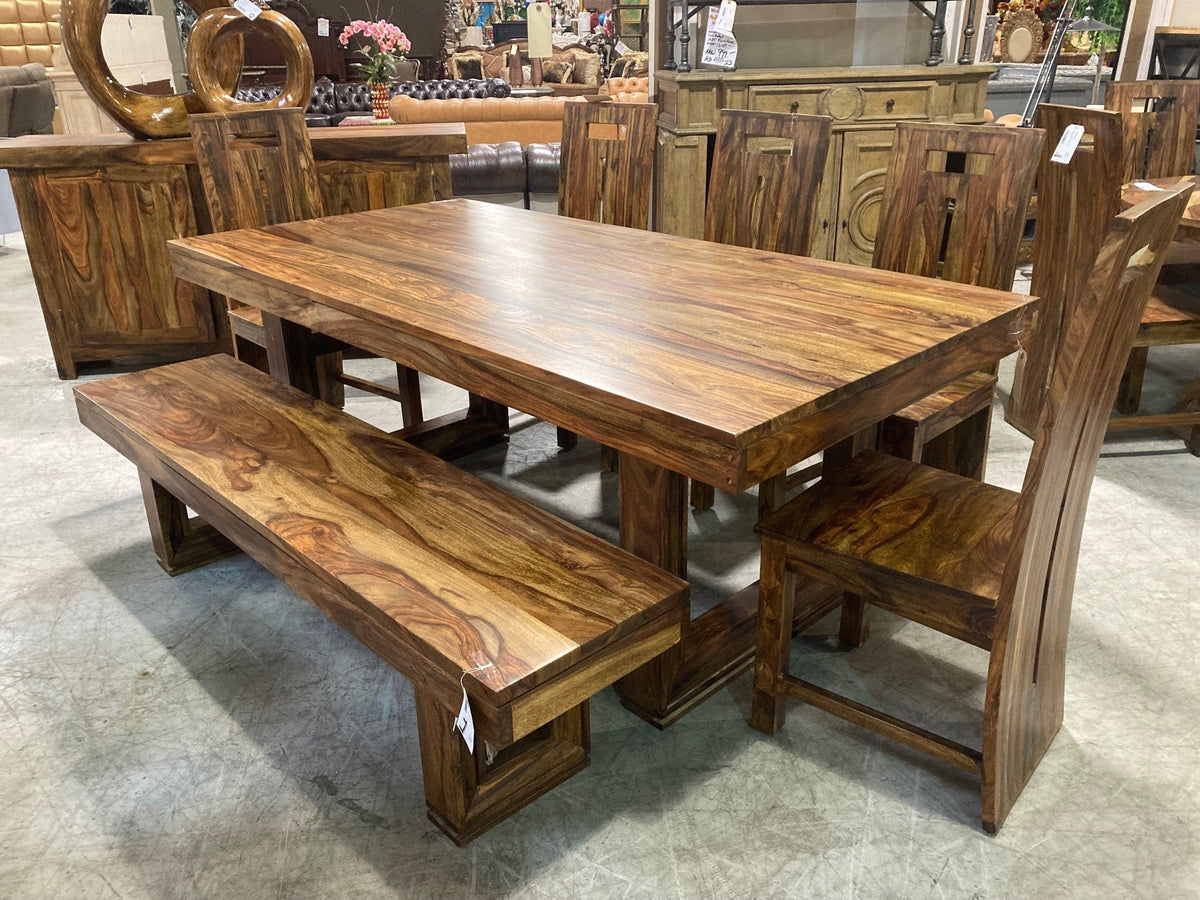 Cinnamon Amber Dining Set of 7