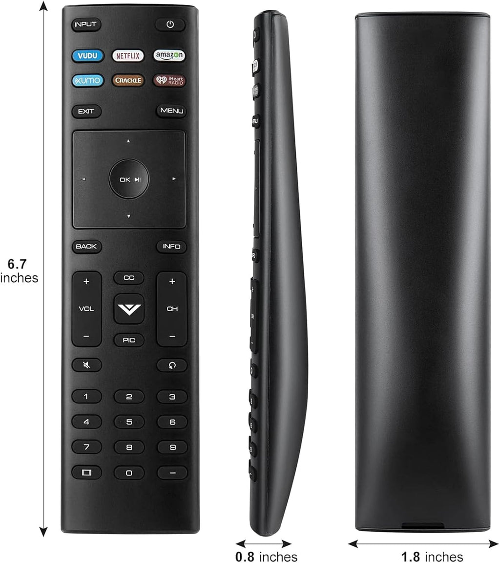 Ultimate 2-Pack Universal Replacement Remote for Vizio Smart TVs - Effortless Control for All Your Favorite Shows!