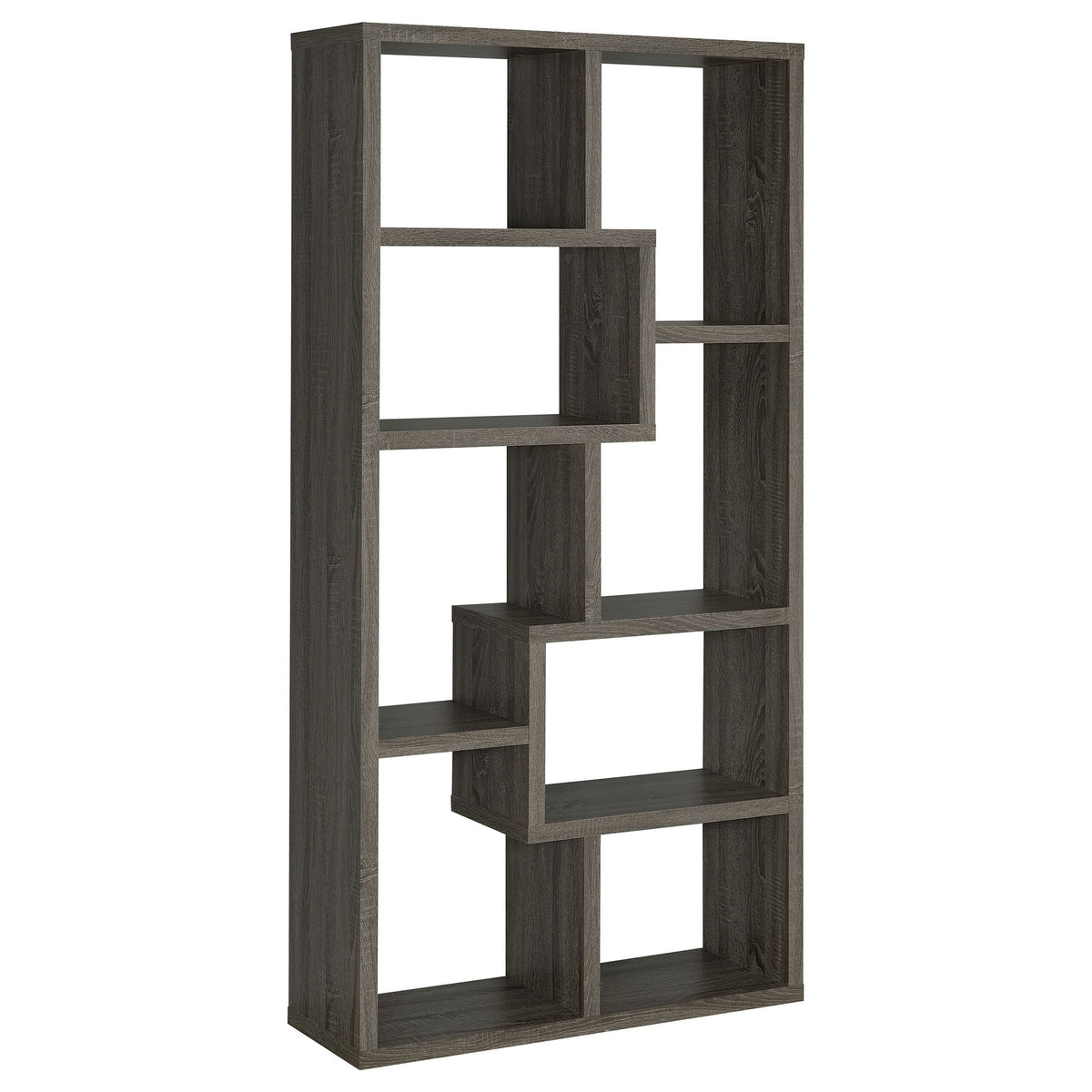 8 Shelf Geometric Bookcase