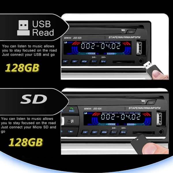 12V Bluetooth Car Stereo