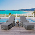 Go 2 Pieces Long Reclining Chaise Set