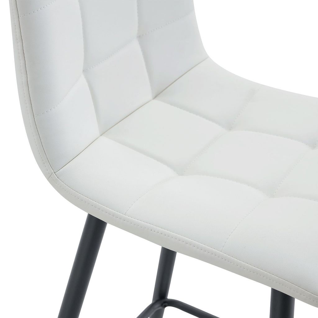 Bar Chair Set Comfortable With Metal Legs And Ergonomic Design