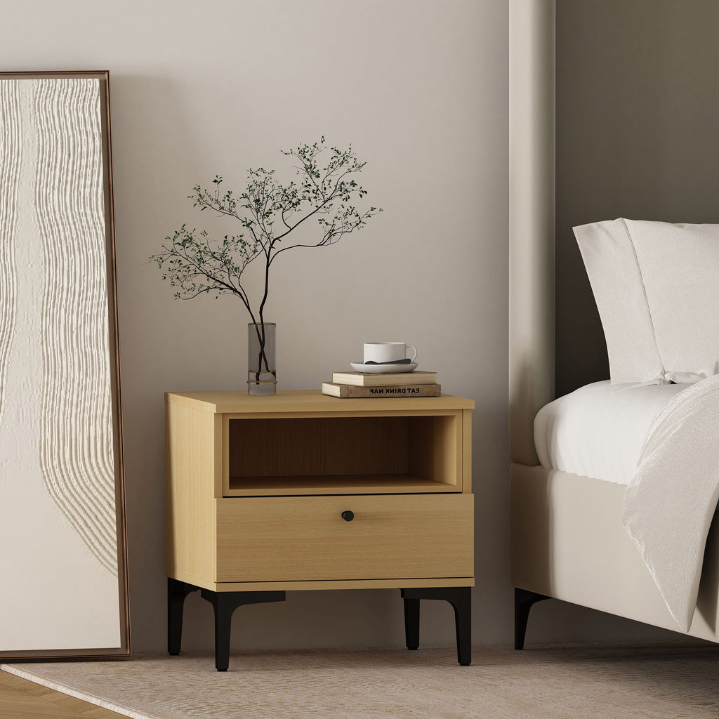 Amara - Nightstand With 1 Drawer