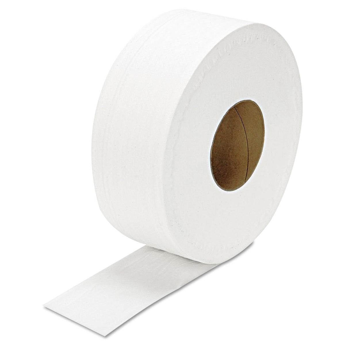 GEN JRT Jumbo Bath Tissue, Septic Safe, 2-Ply, White, 3.3" x 1,000 ft, 12 Rolls/Carton