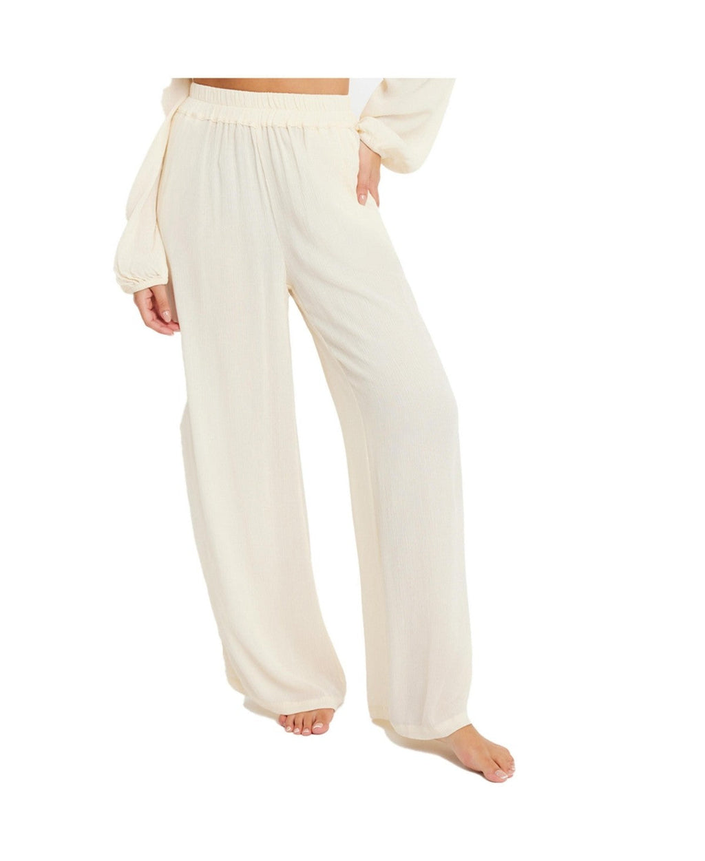 Lscn by Lascana Womens High Waisted Wide Leg Pants, Size 6