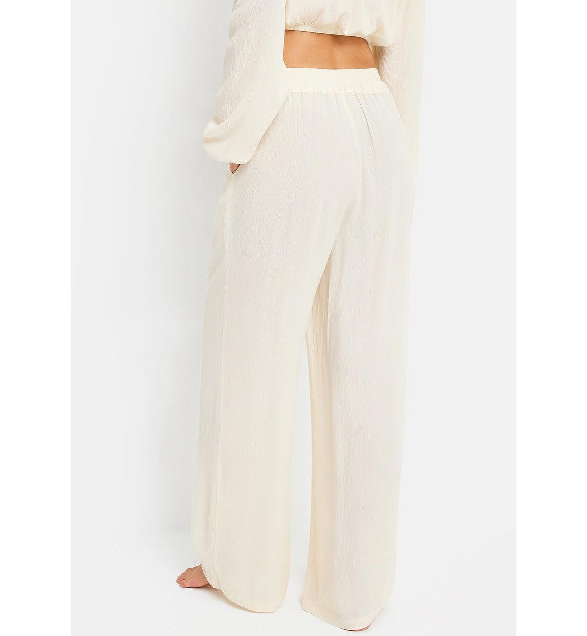 Lscn by Lascana Womens High Waisted Wide Leg Pants, Size 6