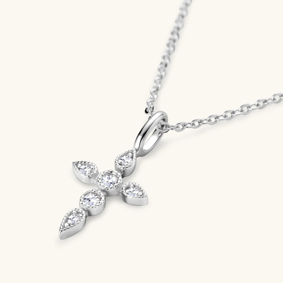 Sparkala™ Cross Pendant Necklace (18k Gold over Fine Sterling Silver)