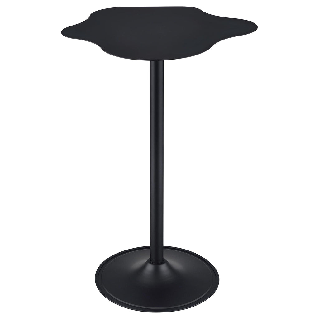 Fresno - Curved Cloud Shaped Bistro Bar Table Bar Table - Black