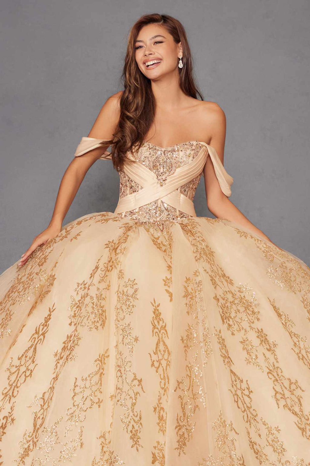 Juliet JT1488H Royal Princess A-Line Ball Gown Quinceanera