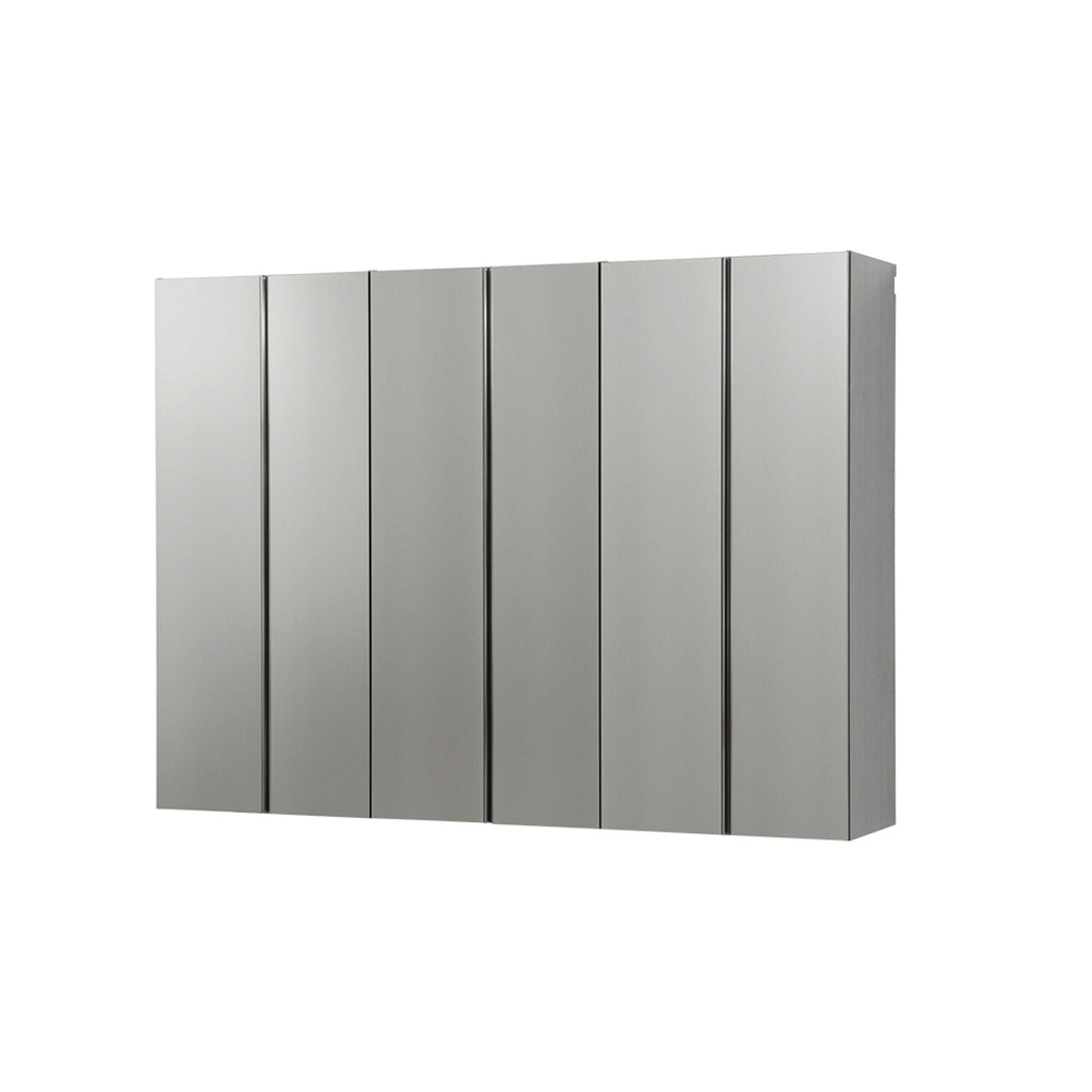 Nova Series - Garage Cabinet Set D, 3 Piece, Soft Closing, Wall Mounted - Metallic Gray