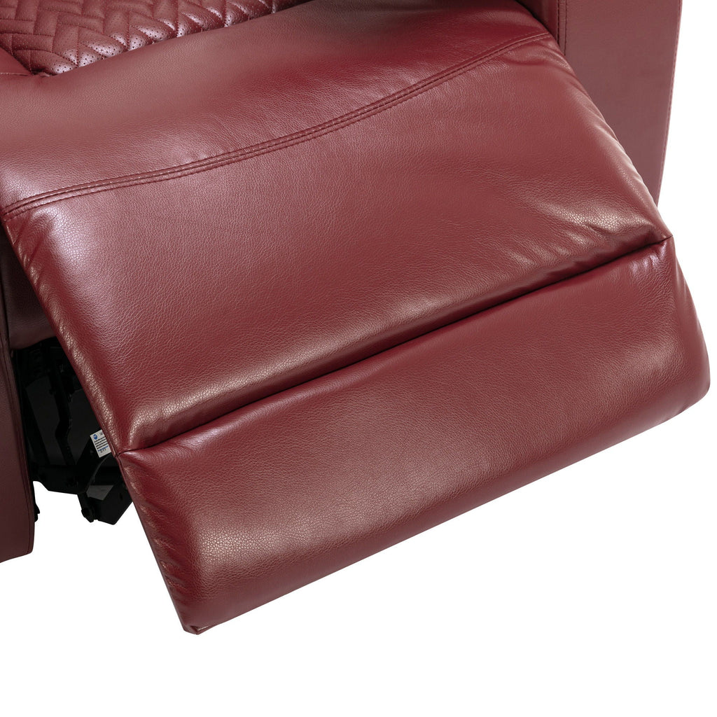 270 Degree Swivel Power Recliner With Tray Table, Phone Holder, Cup Holder, USB Port