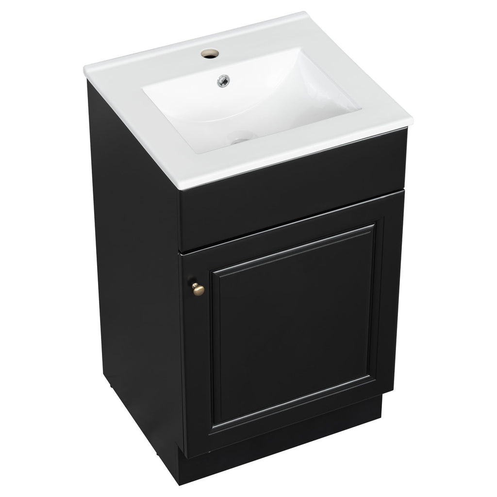 Bathroom Vanity With Sink, Cabinet With Adjustable Shelf
