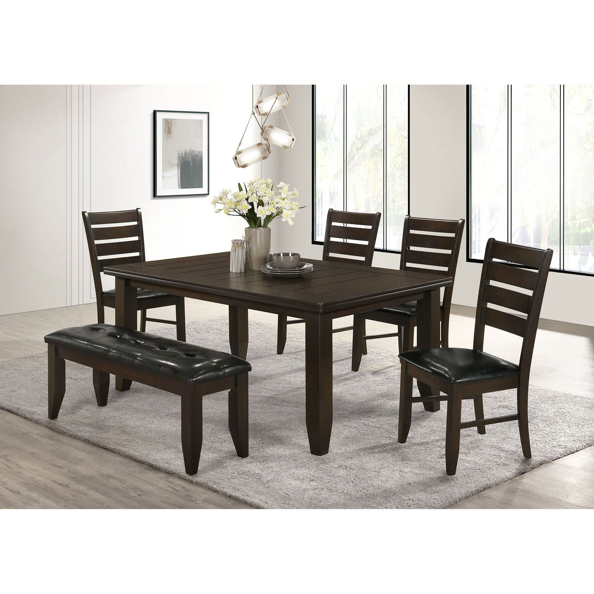 Cornish - Rectangle Dining Table - Cappuccino