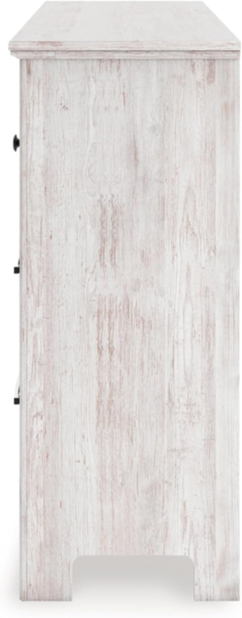 Signature Design by Ashley Allihauser Farmhouse 6-Drawer Dresser with Safety Stop, Whitewash
