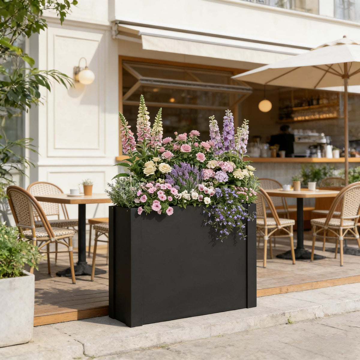 Patio Planter Box, Raised Garden Bed