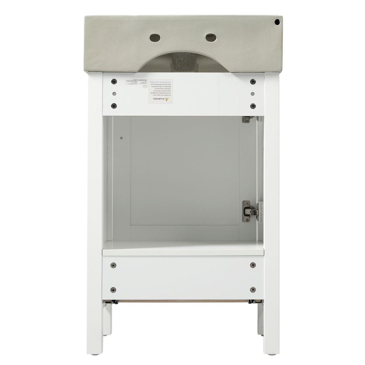 Bathroom Vanity With Sink, Frame And Drawer