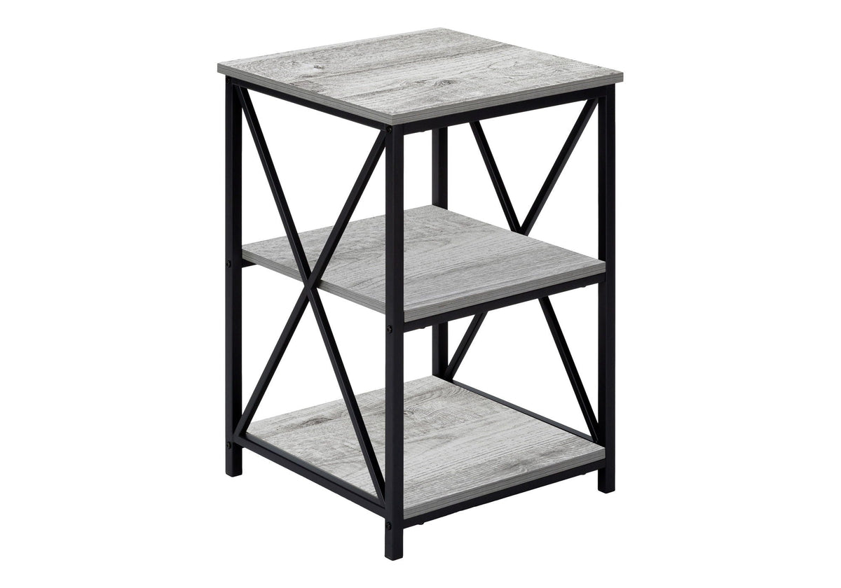 3 Tier Accent Table Side Marble Look Contemporary & Modern