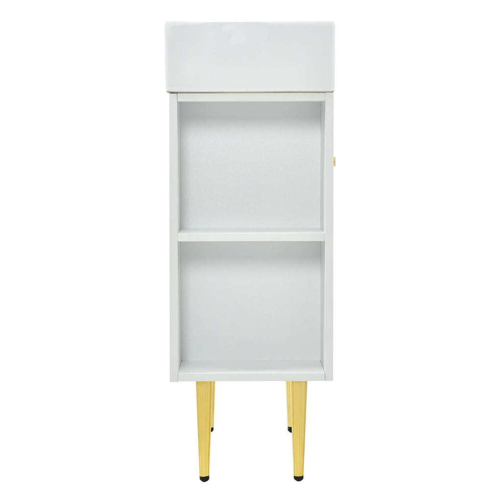 Bathroom Vanity, Combo Cabinet, Bathroom Storage Cabinet, Single Ceramic Sink